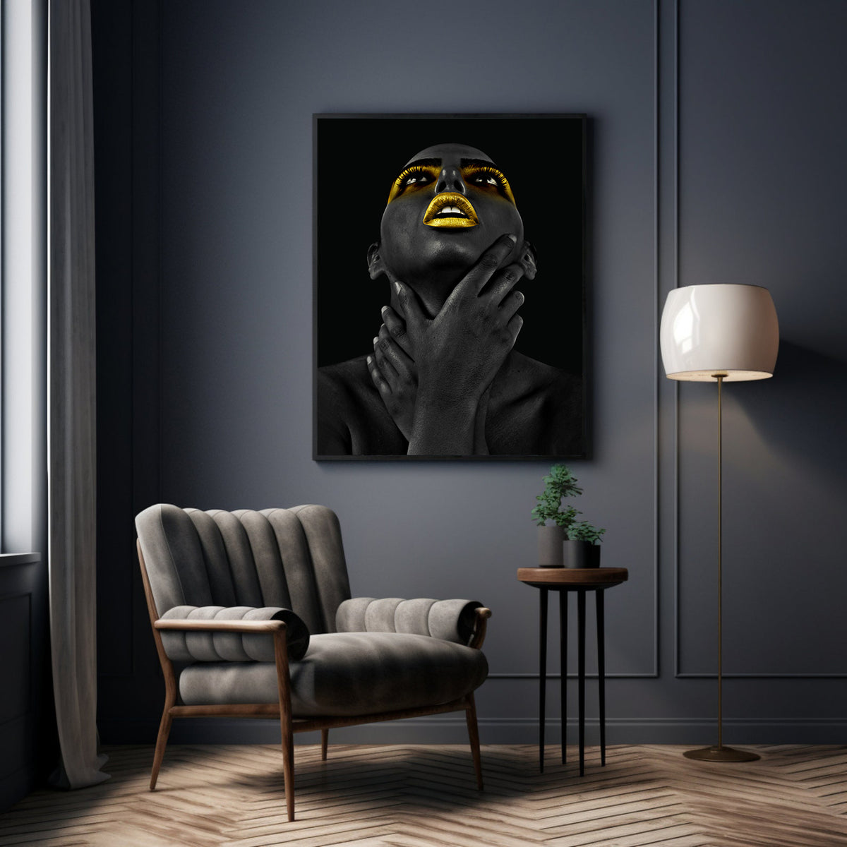 Canvas Painting - African Woman Portrait