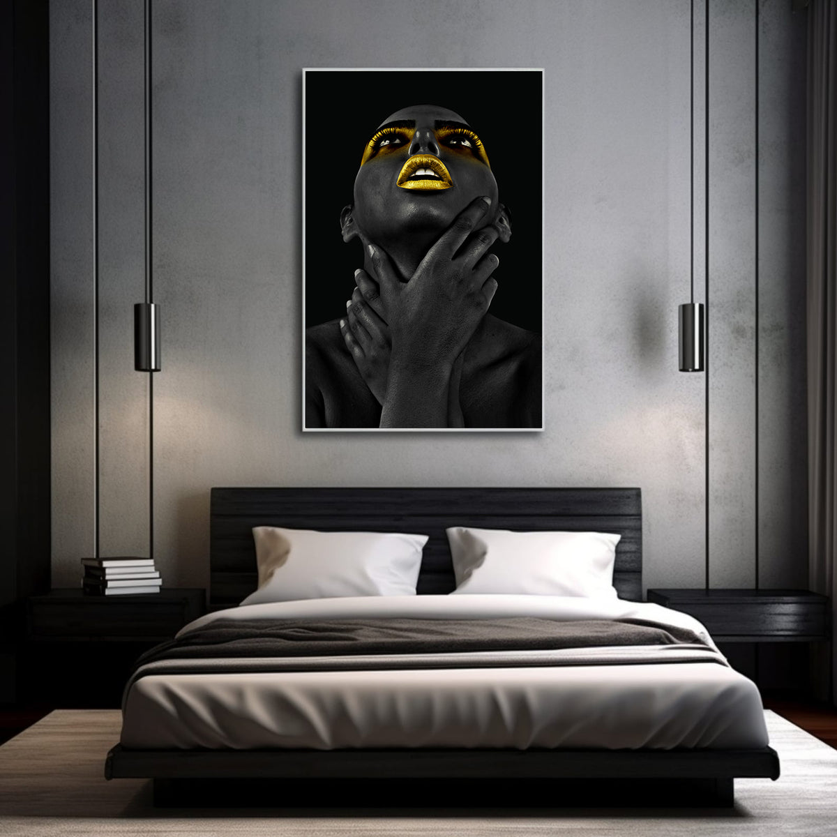 Canvas Painting - African Woman Portrait