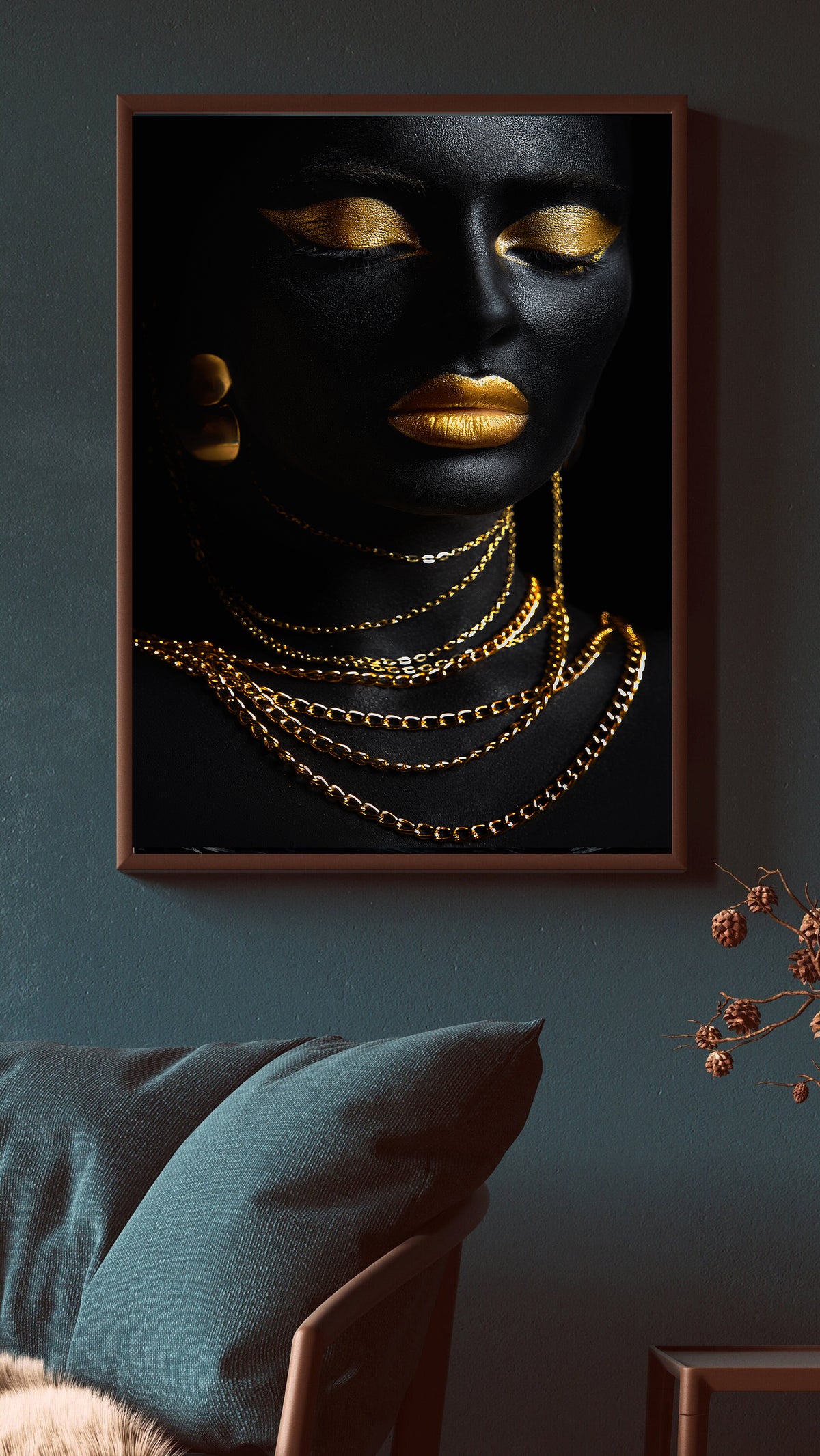 Canvas Painting - African Woman Portrait