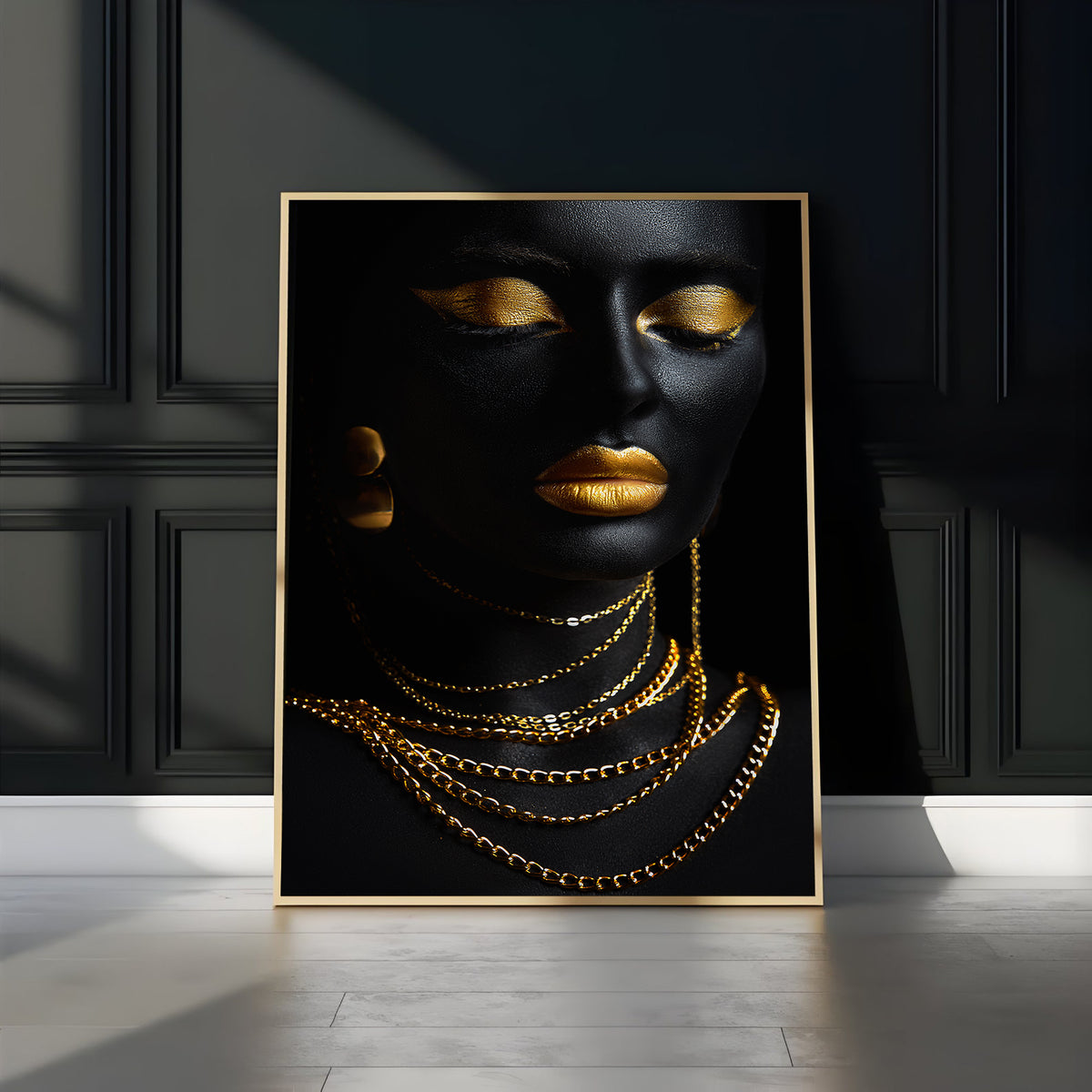 Canvas Painting - African Woman Portrait