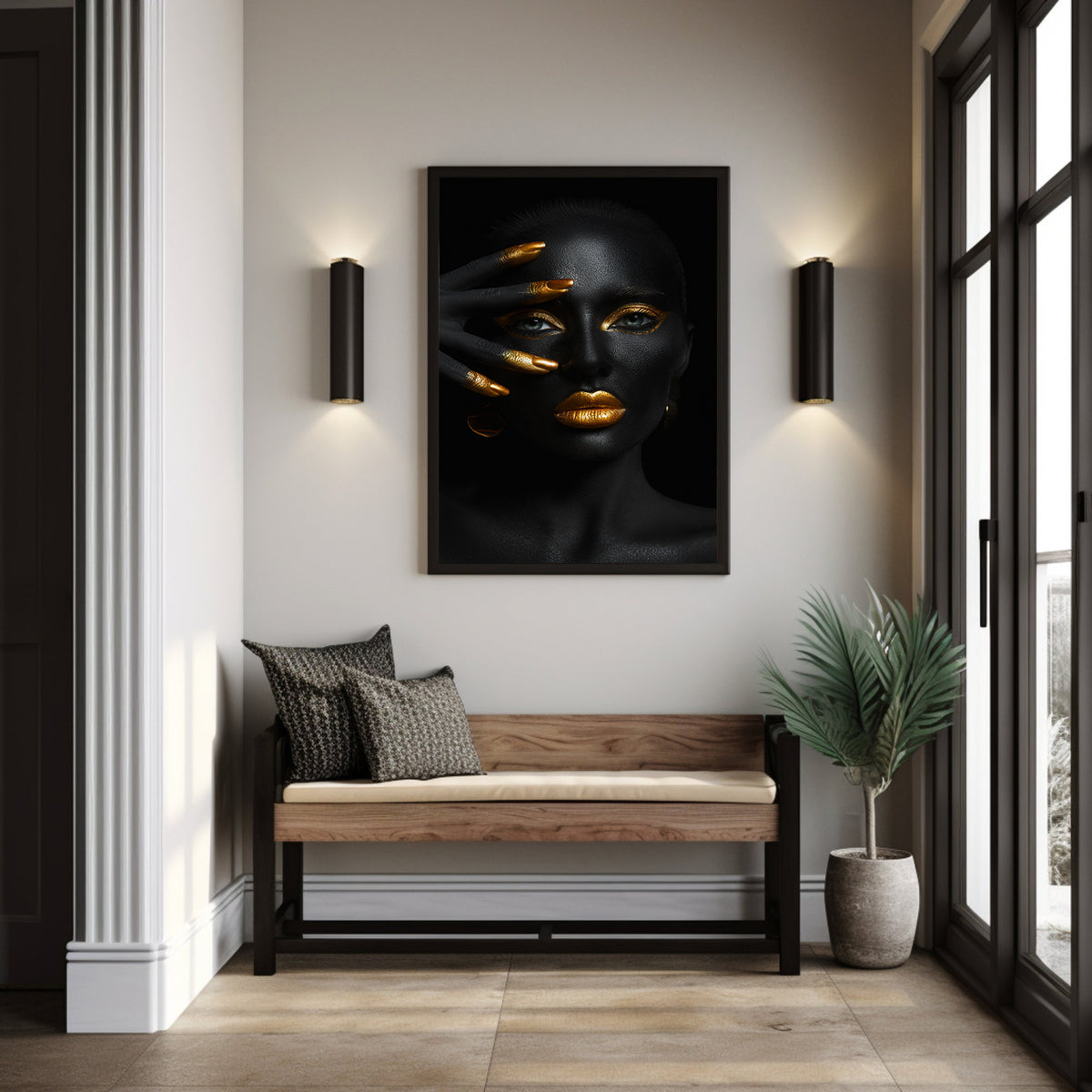Tablou Canvas - Portret Femeie Africana