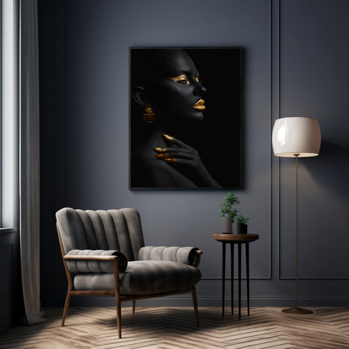 Canvas Painting - African Woman Portrait