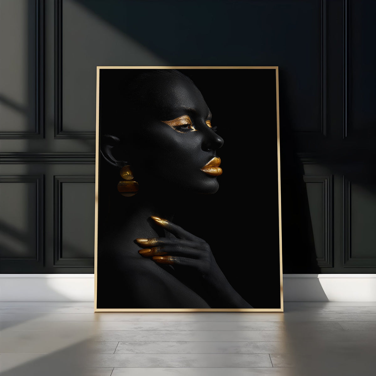 Canvas Painting - African Woman Portrait