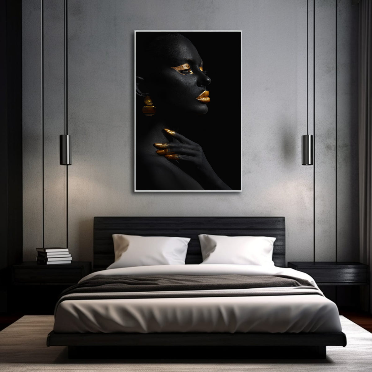 Canvas Painting - African Woman Portrait