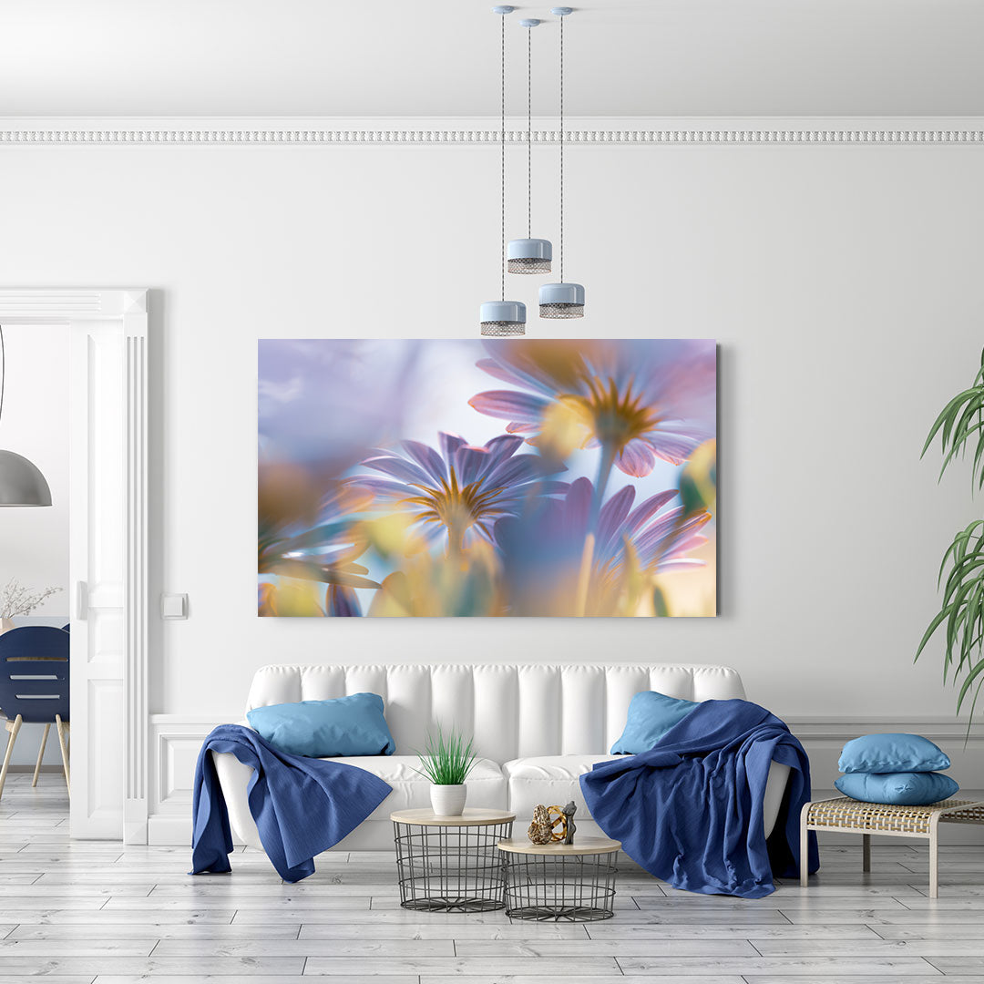 Canvas Painting - Pink Flowers