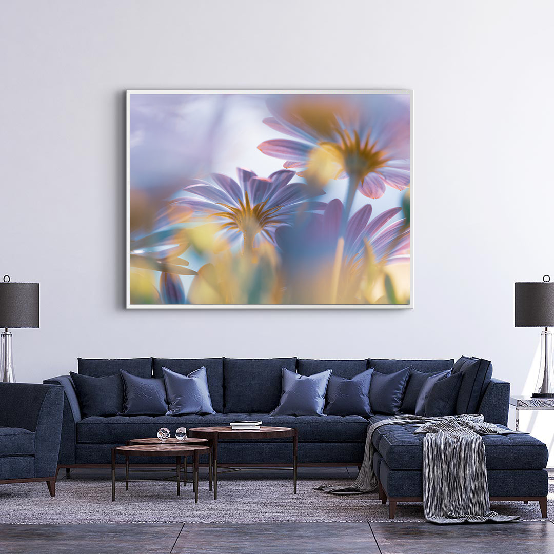 Canvas Painting - Pink Flowers