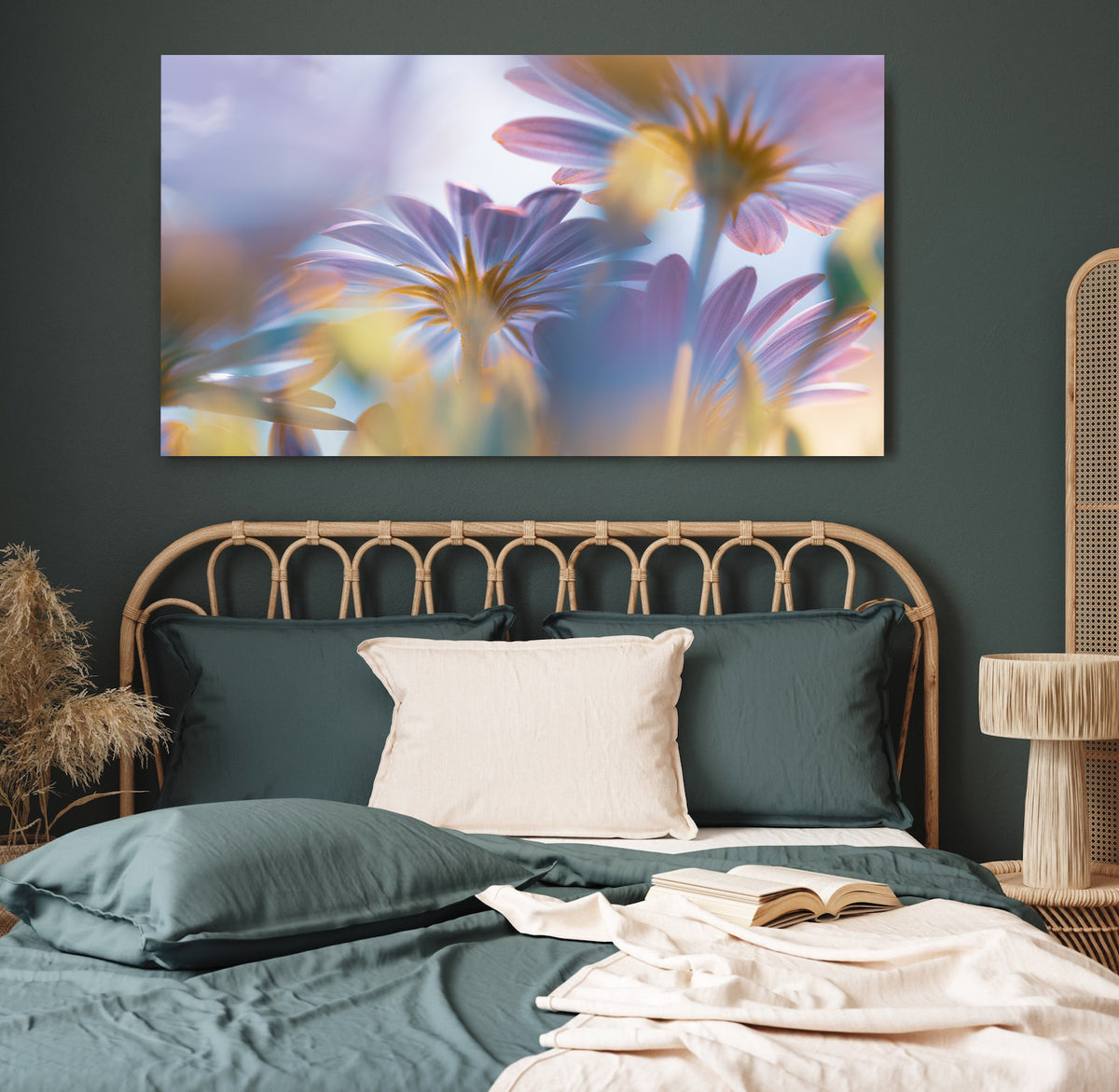 Canvas Painting - Pink Flowers