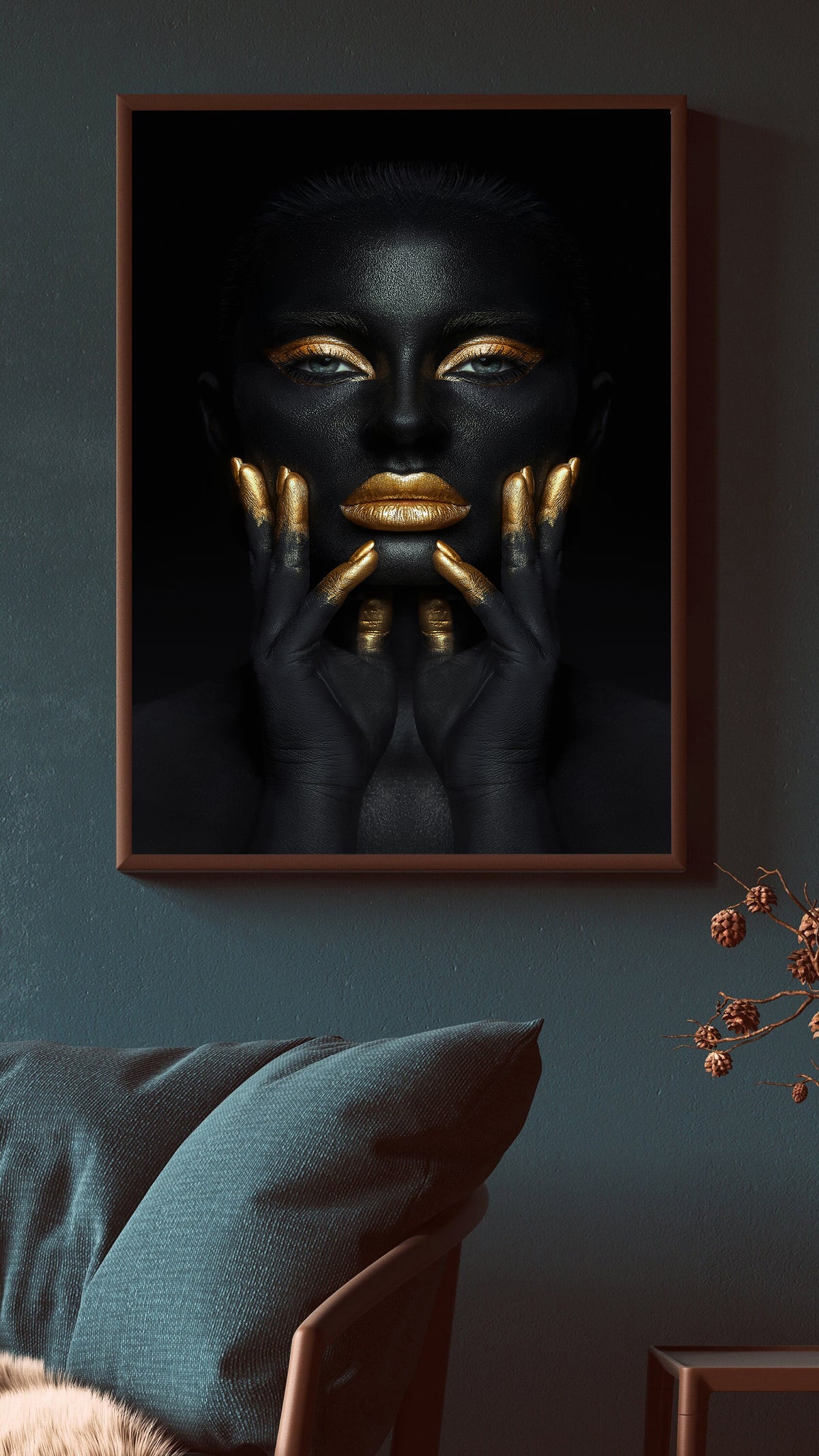 Canvas Painting - African Woman Portrait