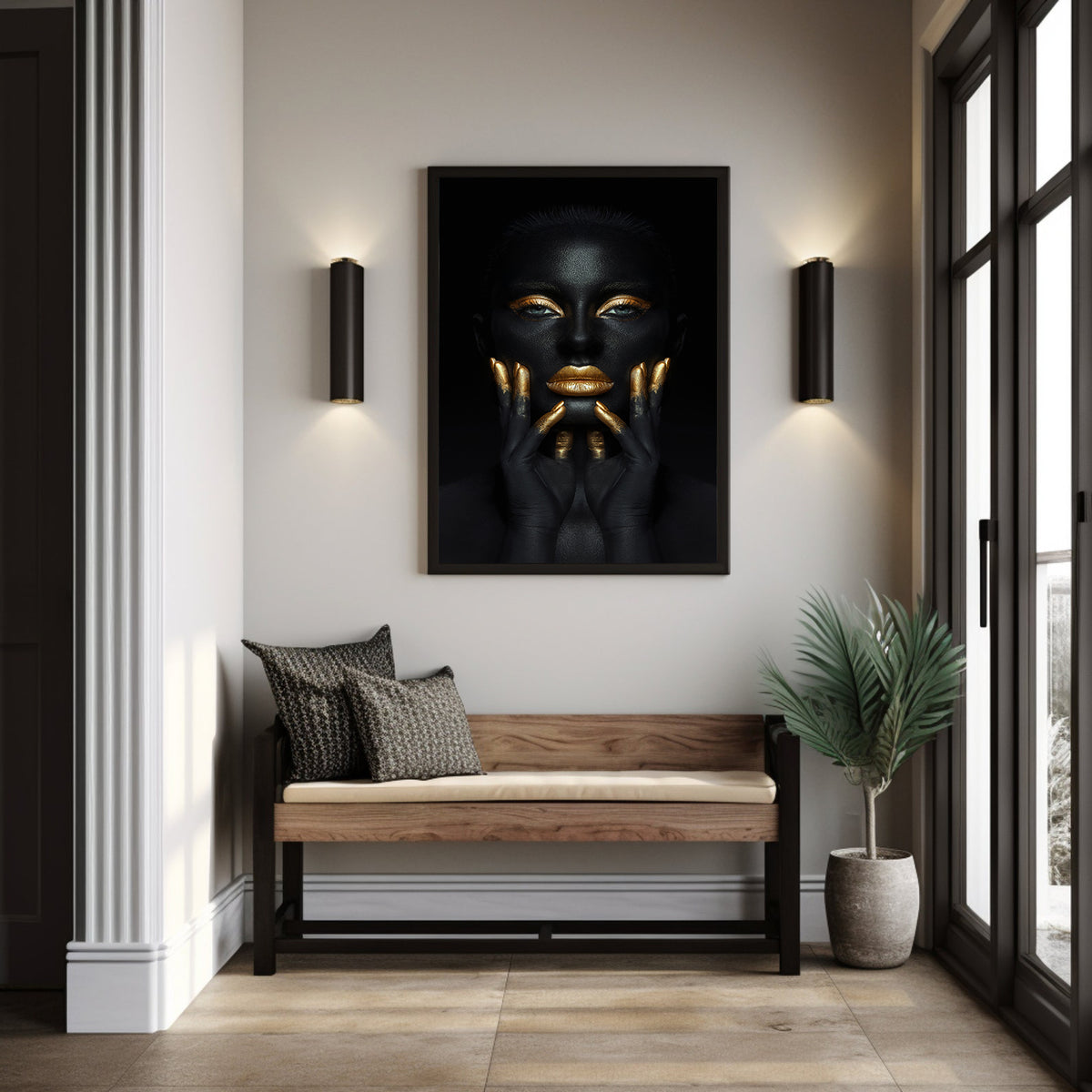 Canvas Painting - African Woman Portrait