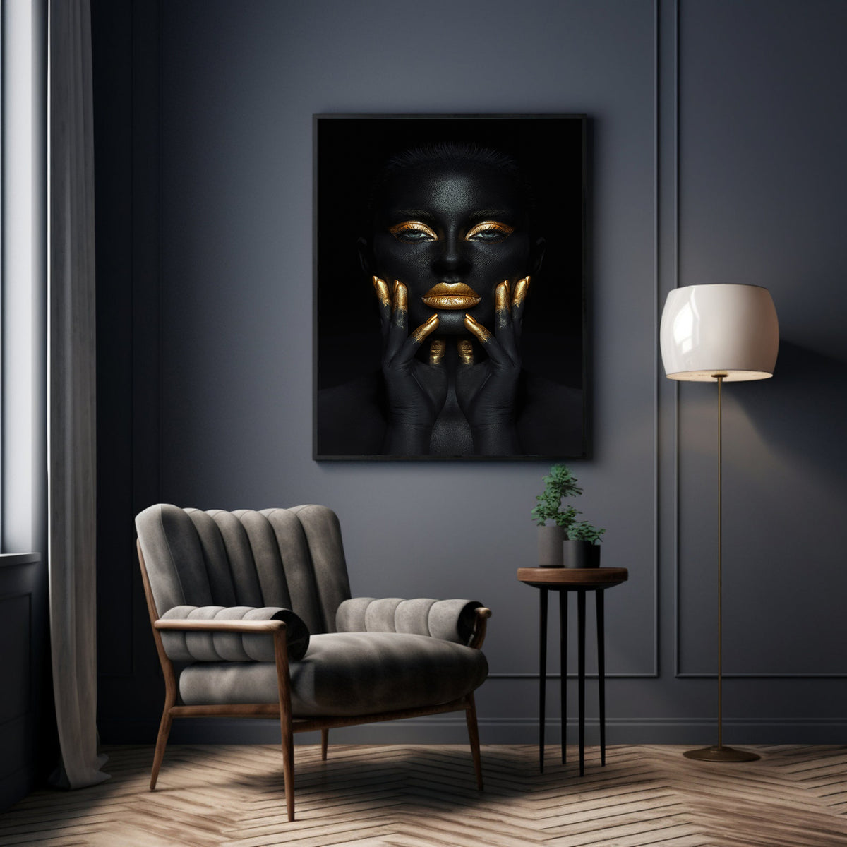 Canvas Painting - African Woman Portrait