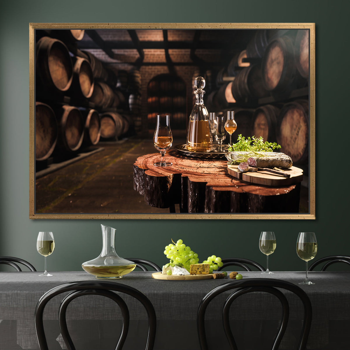 Canvas Painting - Wine Tasting