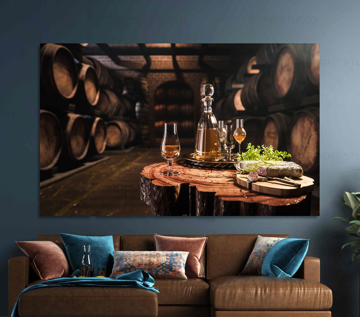 Canvas Painting - Wine Tasting