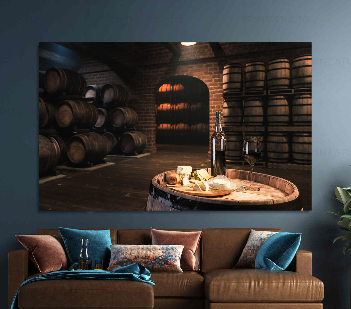 Canvas Painting - Wine Tasting