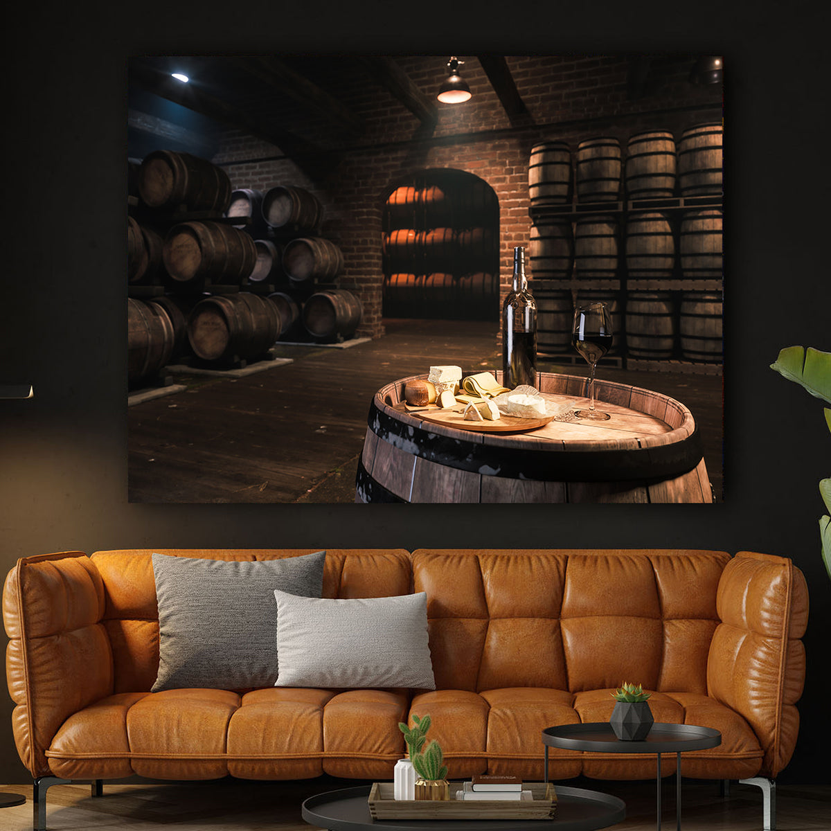 Canvas Painting - Wine Tasting