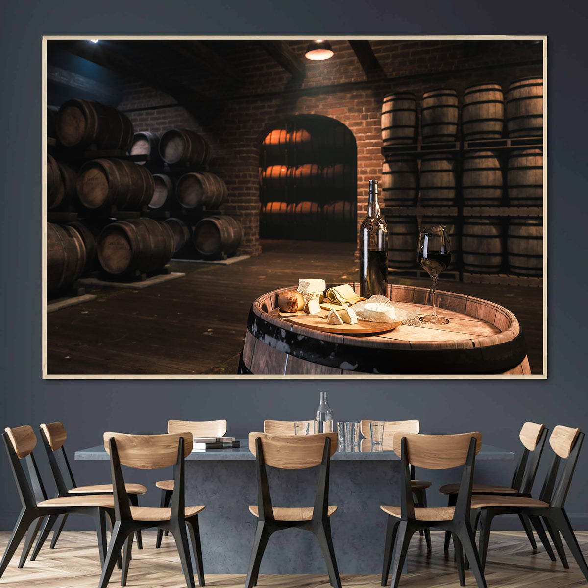 Canvas Painting - Wine Tasting