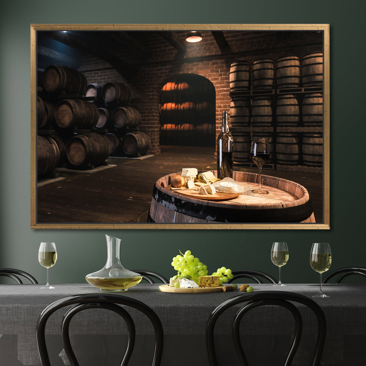 Canvas Painting - Wine Tasting