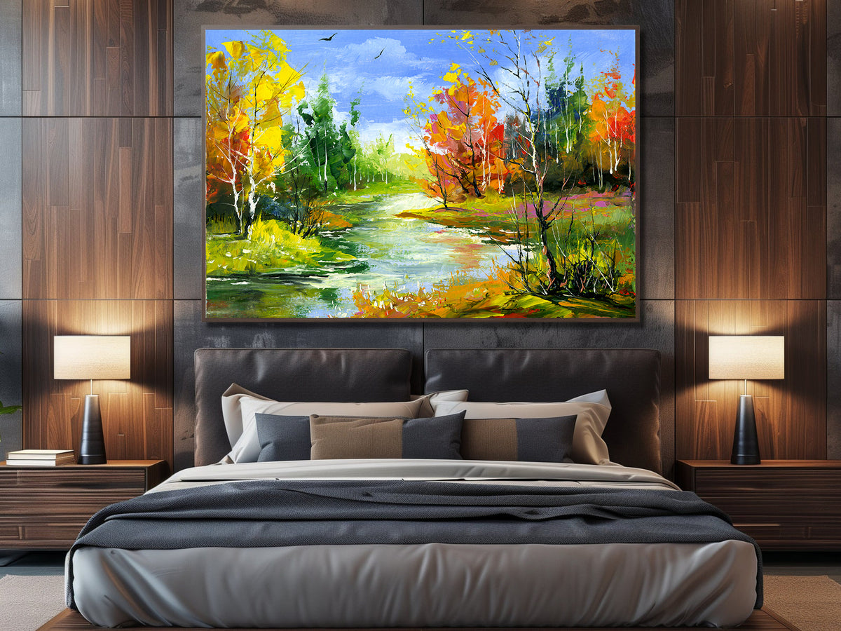 Tablou Canvas - Padure Peisaj