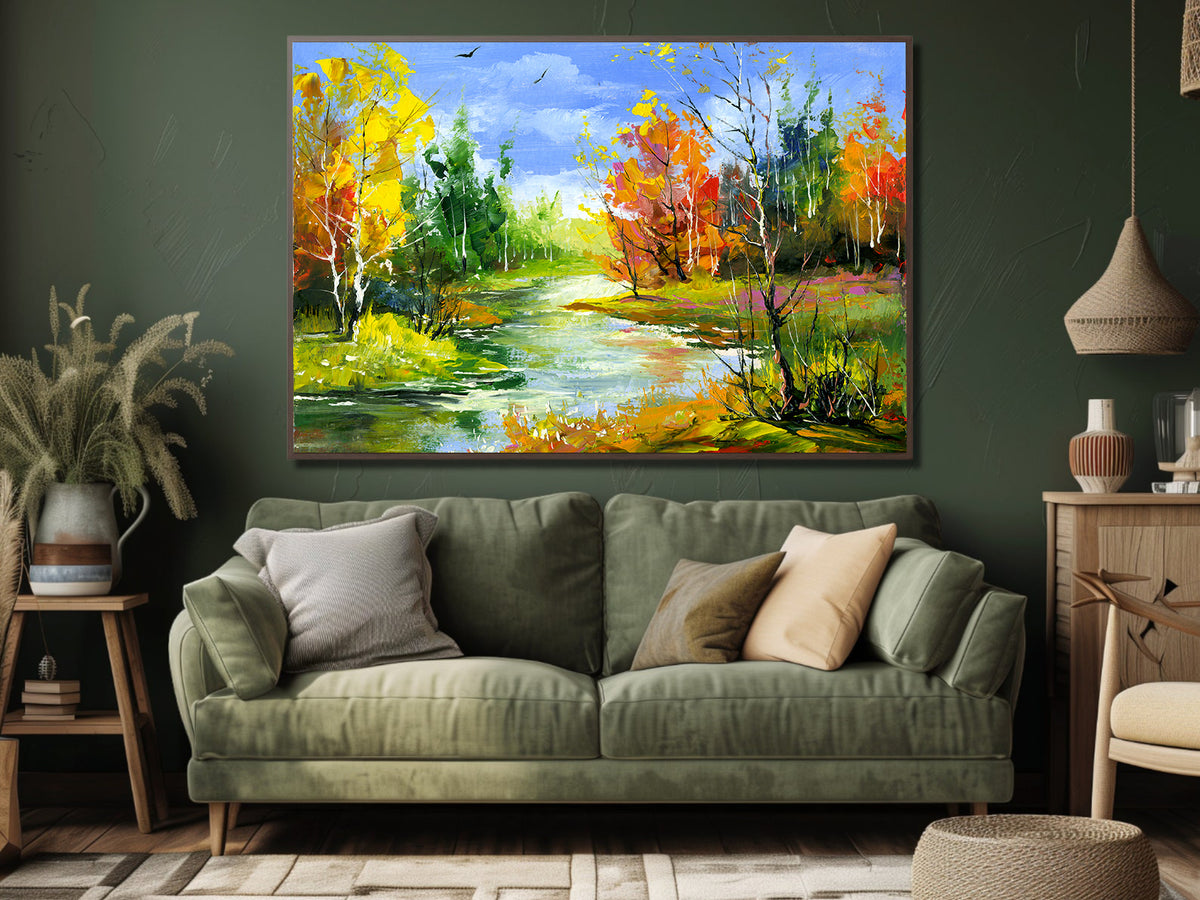Canvas Painting - Forest Landscape