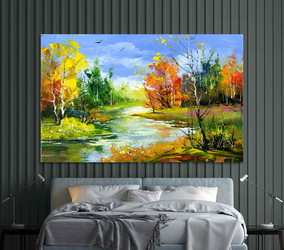 Tablou Canvas - Padure Peisaj