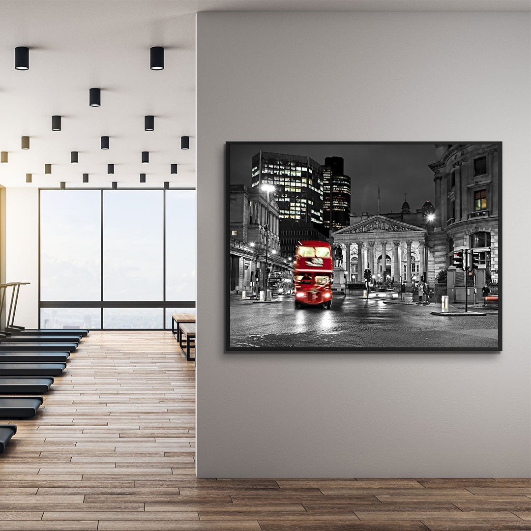 Canvas Painting - London Black and White
