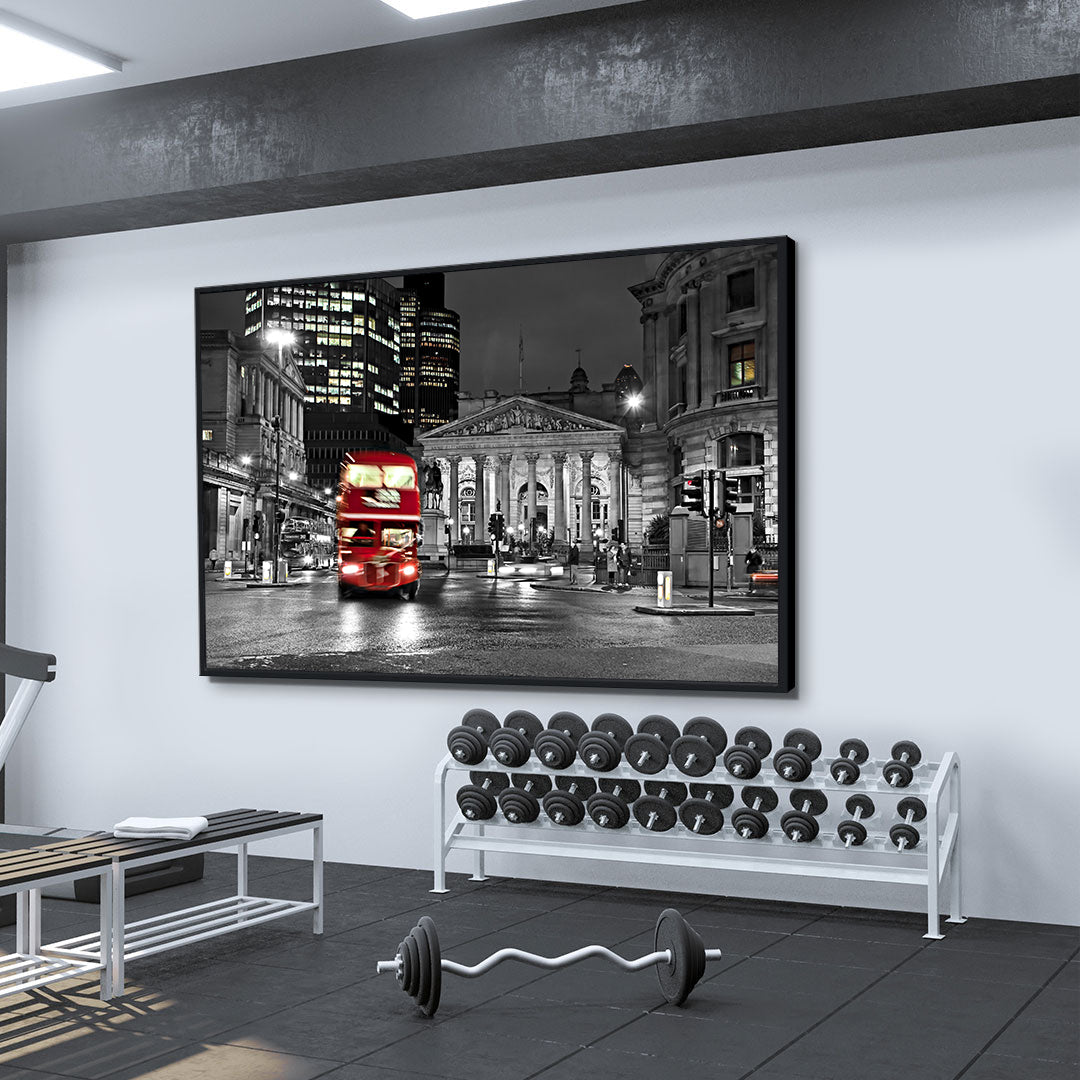 Canvas Painting - London Black and White