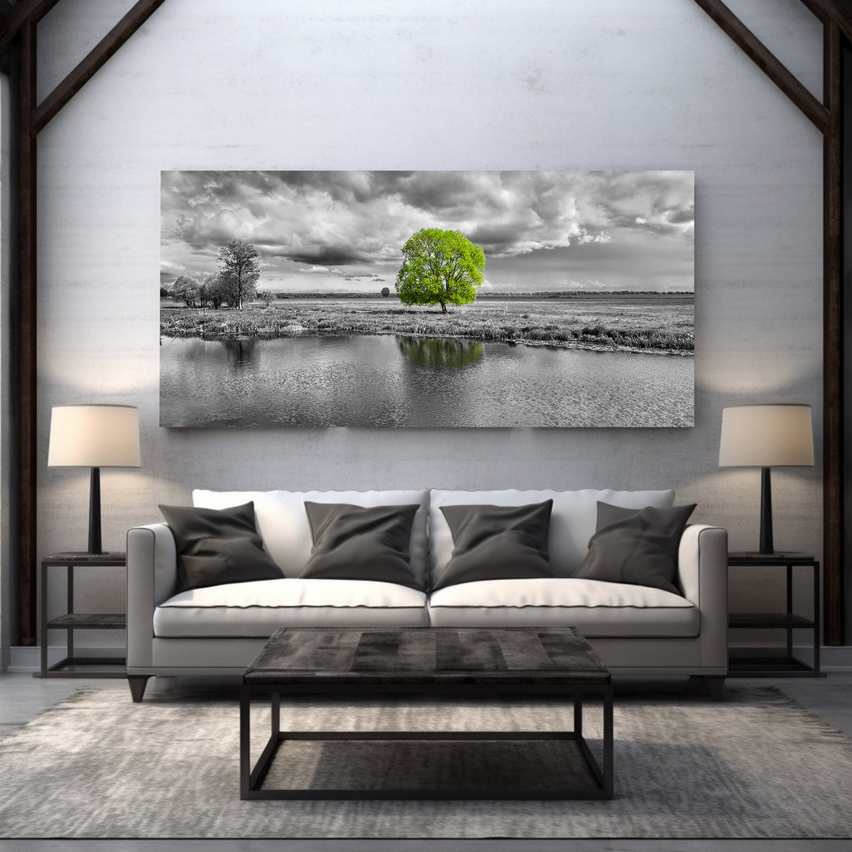 Canvas Painting - Green Tree