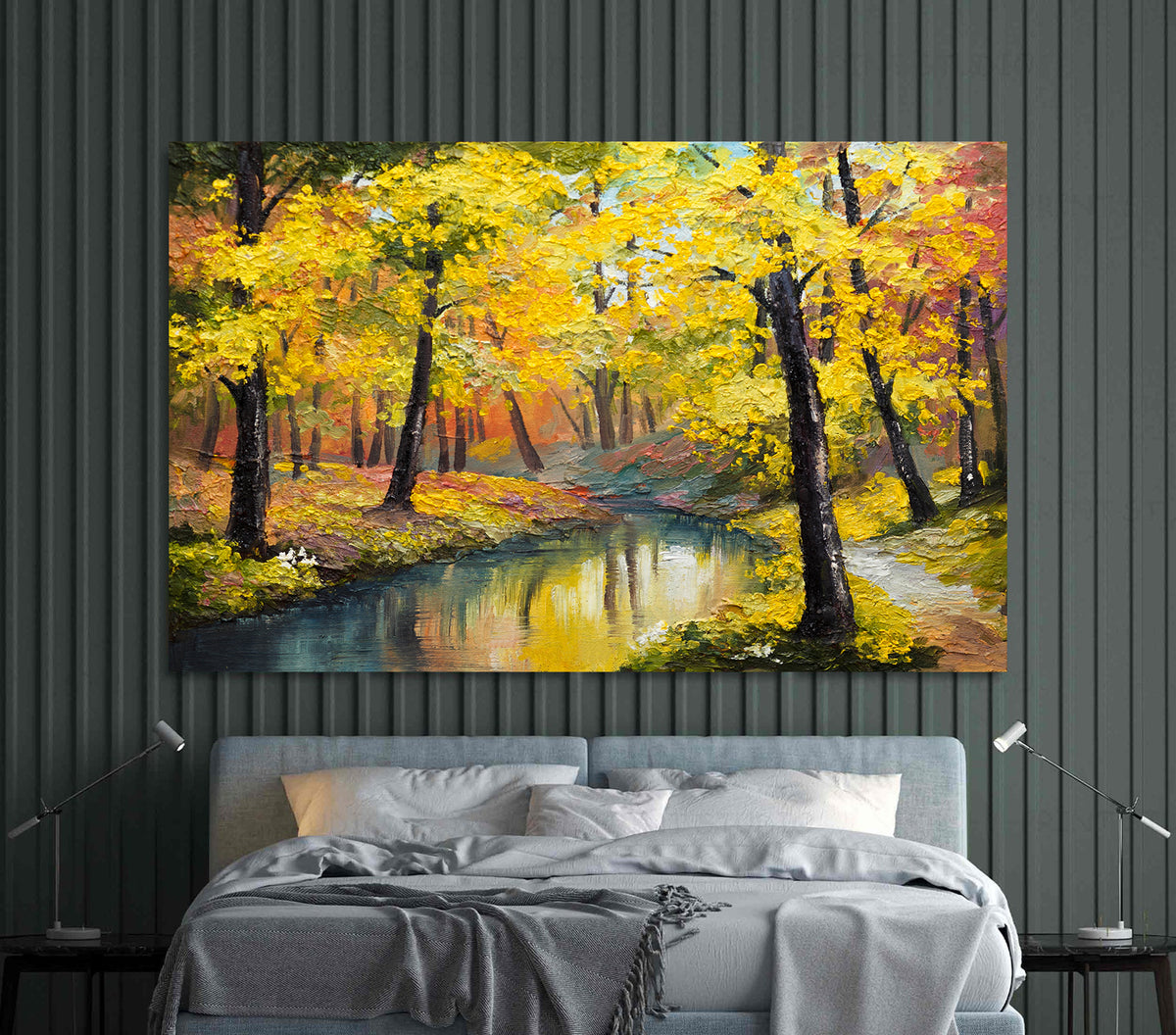 Canvas Painting - Autumn Landscape