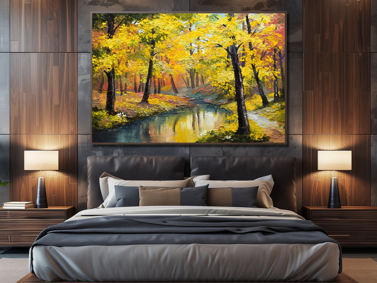 Canvas Painting - Autumn Landscape