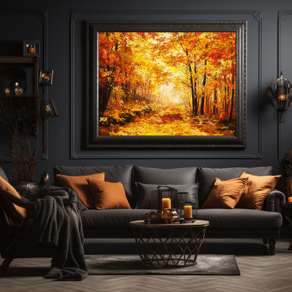 Canvas Painting - Autumn Landscape