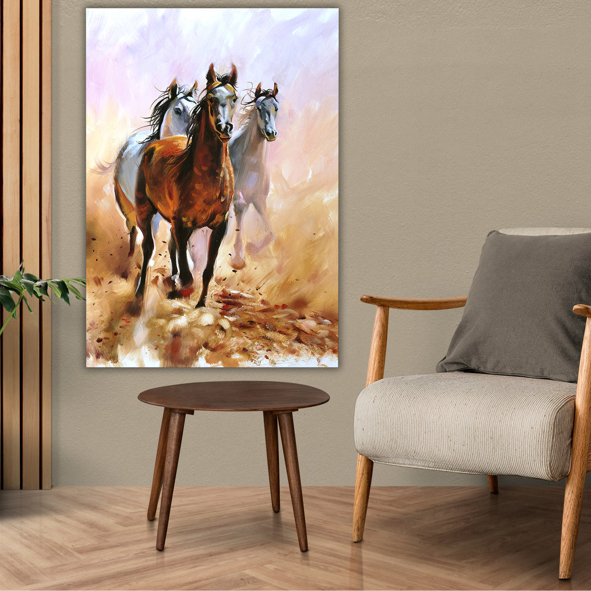 Canvas Painting - Horses Running in Freedom