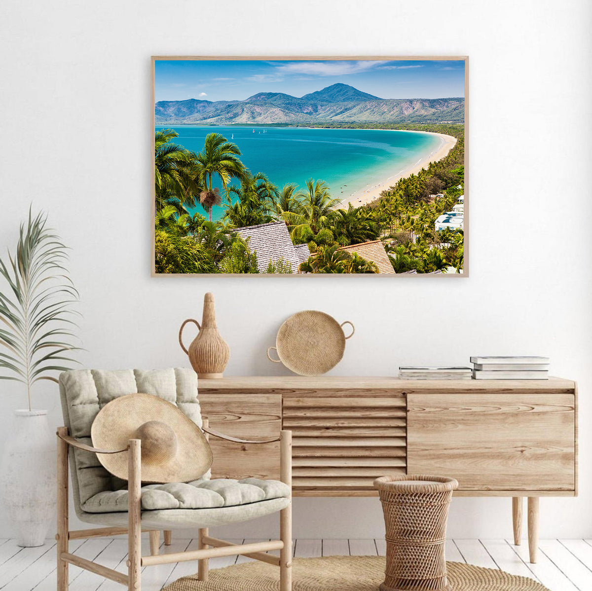 Canvas Painting - White Sand Beach