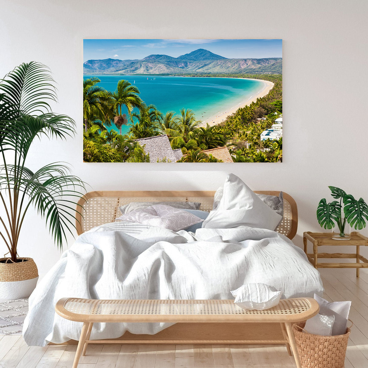 Canvas Painting - White Sand Beach