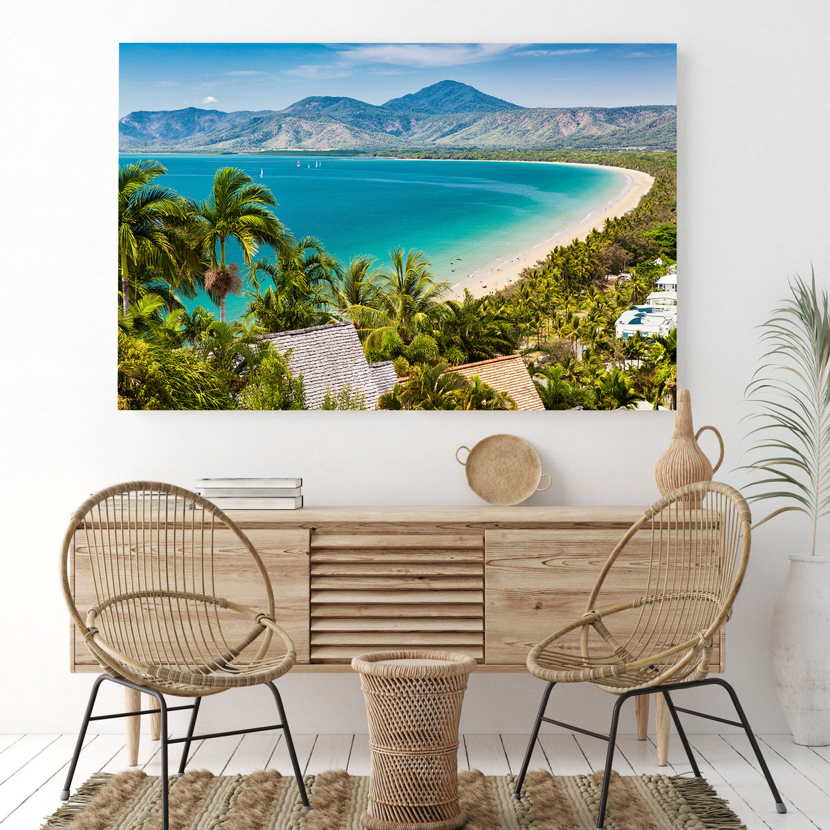 Canvas Painting - White Sand Beach
