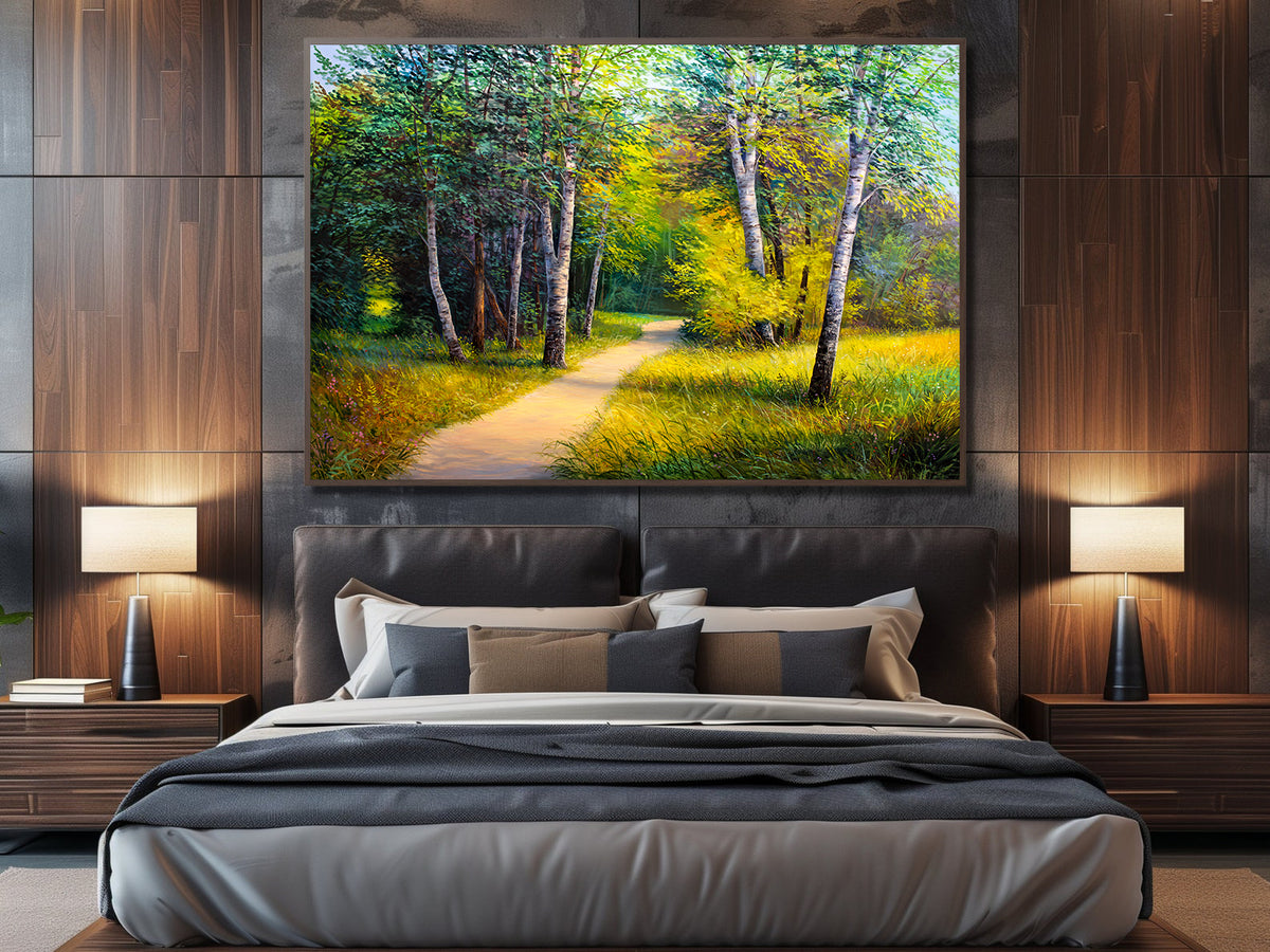 Canvas Painting - Summer in the Forest