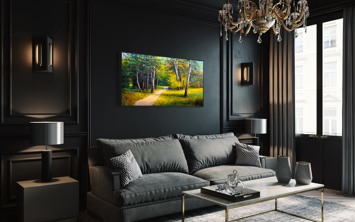 Canvas Painting - Summer in the Forest