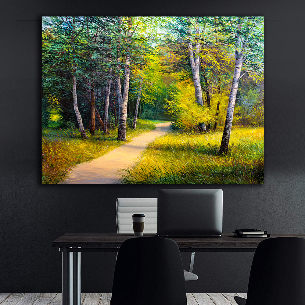 Canvas Painting - Summer in the Forest