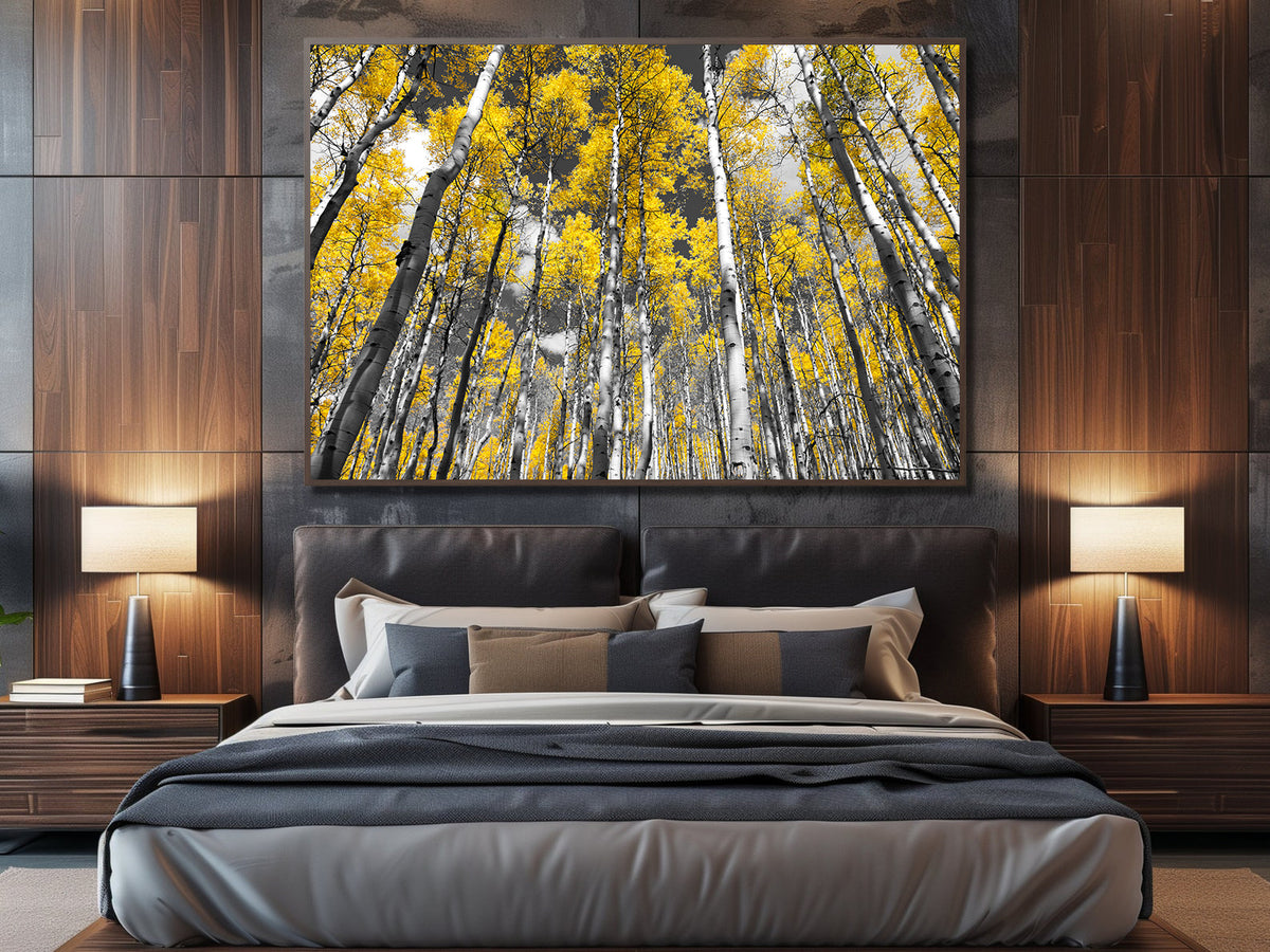 Canvas Painting - Tall Birches