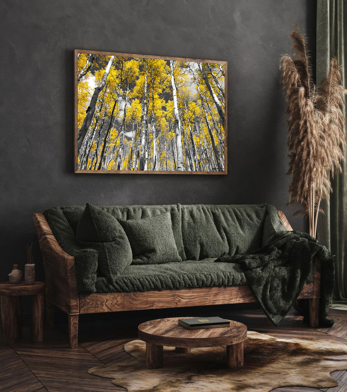 Canvas Painting - Tall Birches