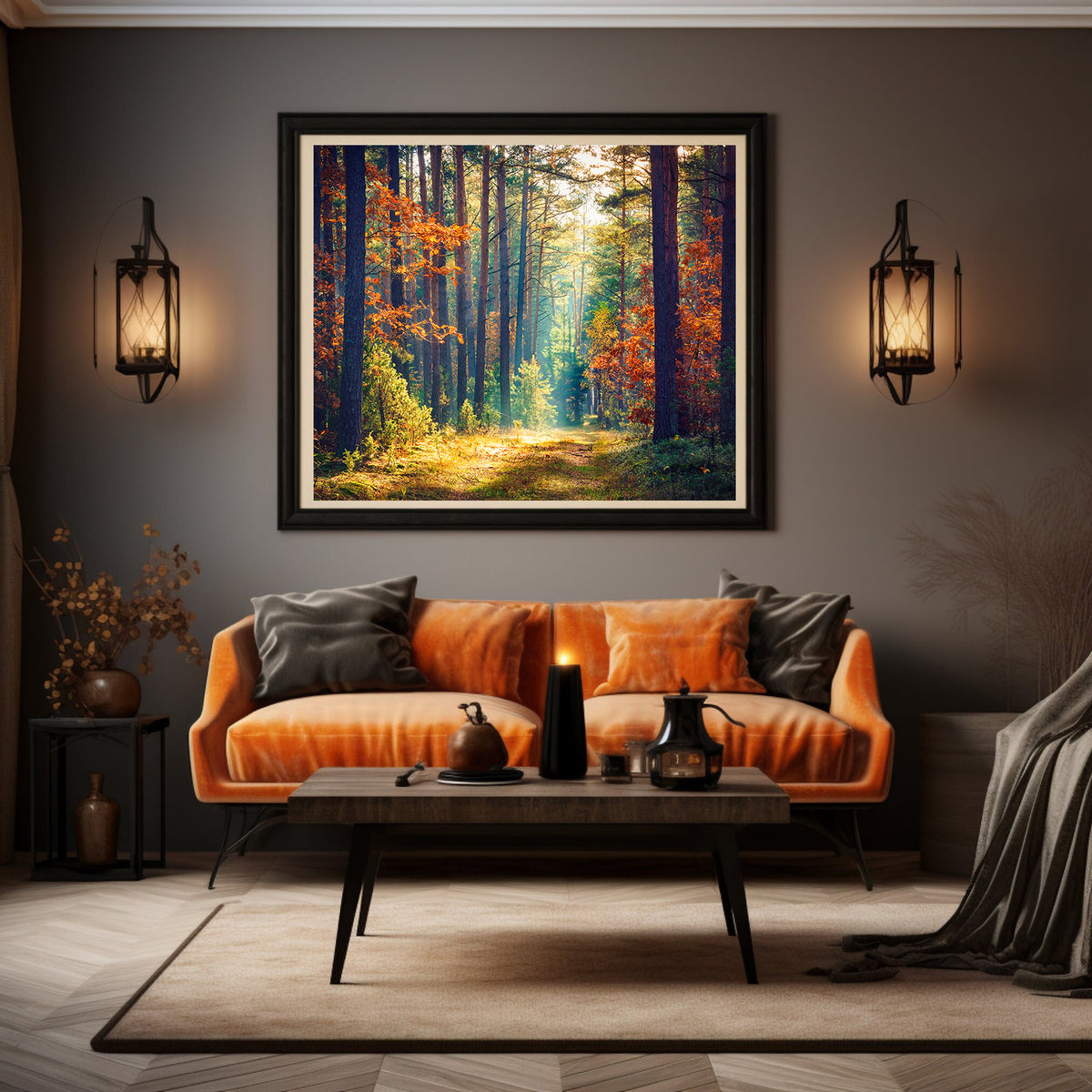 Canvas Painting - Forest Landscape