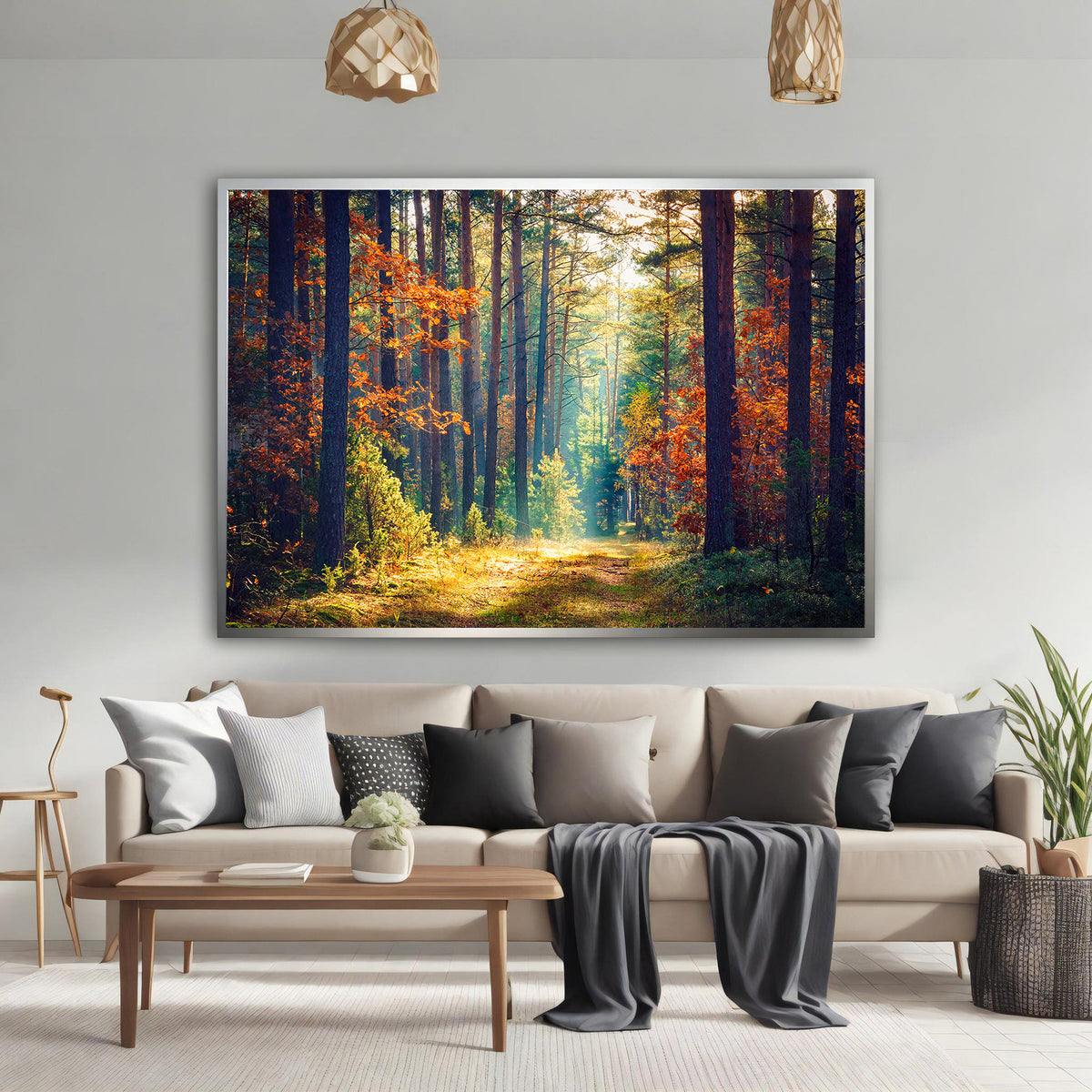 Canvas Painting - Forest Landscape