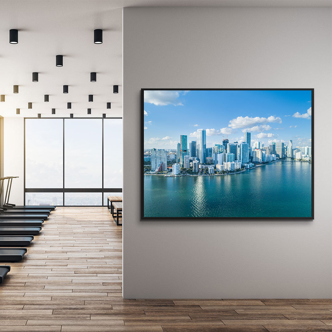 Canvas Painting - Brickell Key Landscape