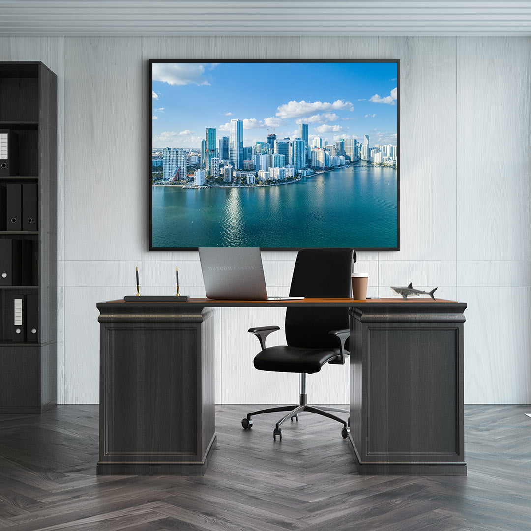 Canvas Painting - Brickell Key Landscape