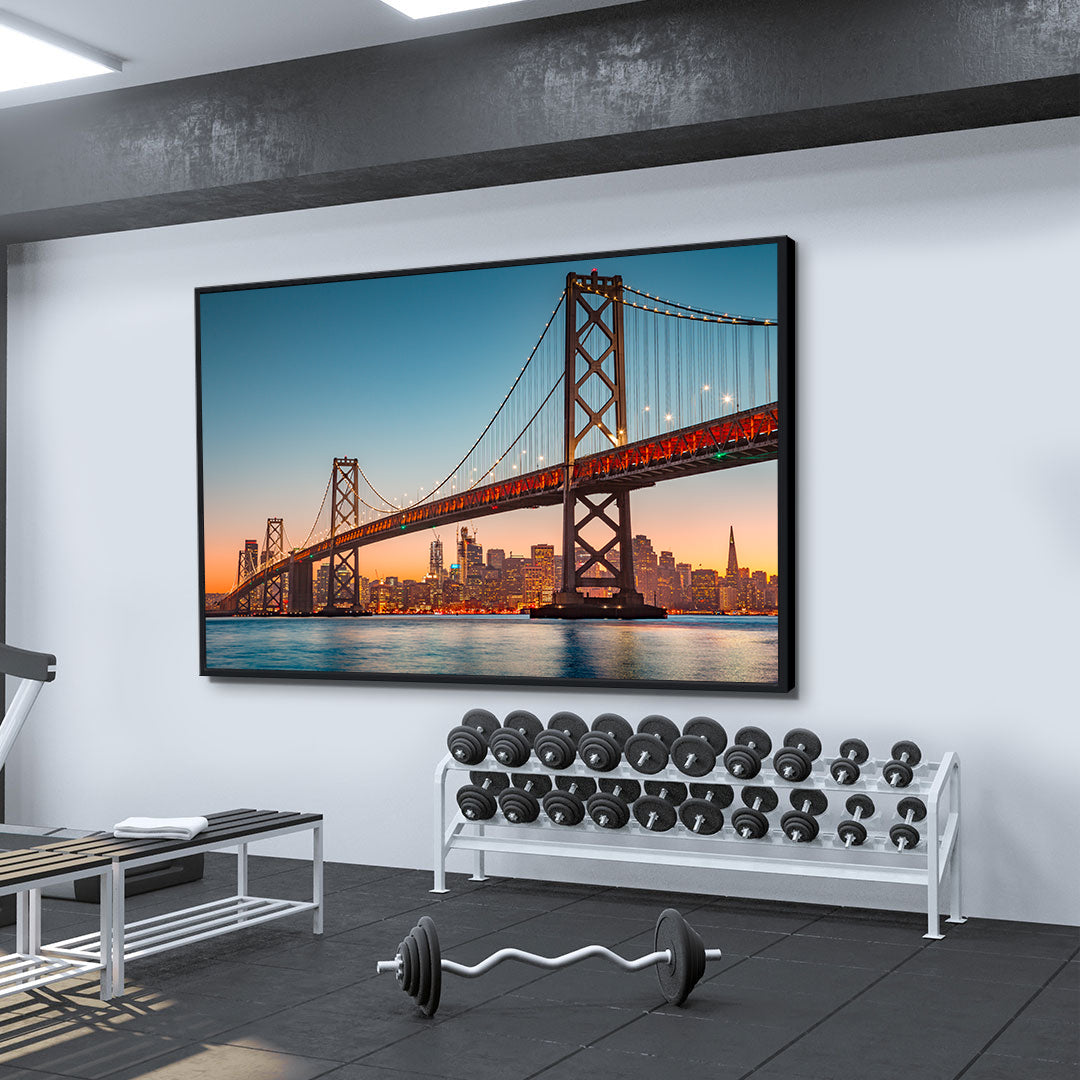 Canvas painting - Bridge Urban Landscape