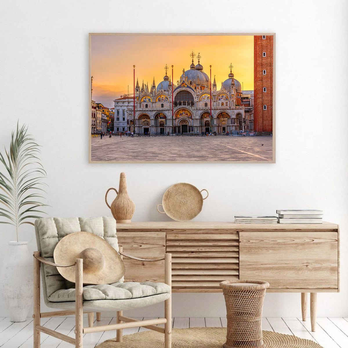Canvas Painting - St. Mark's Basilica in Switzerland