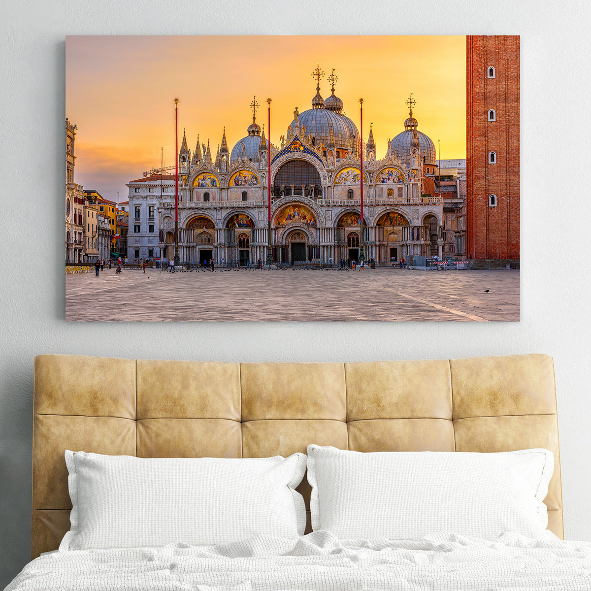 Canvas Painting - St. Mark's Basilica in Switzerland