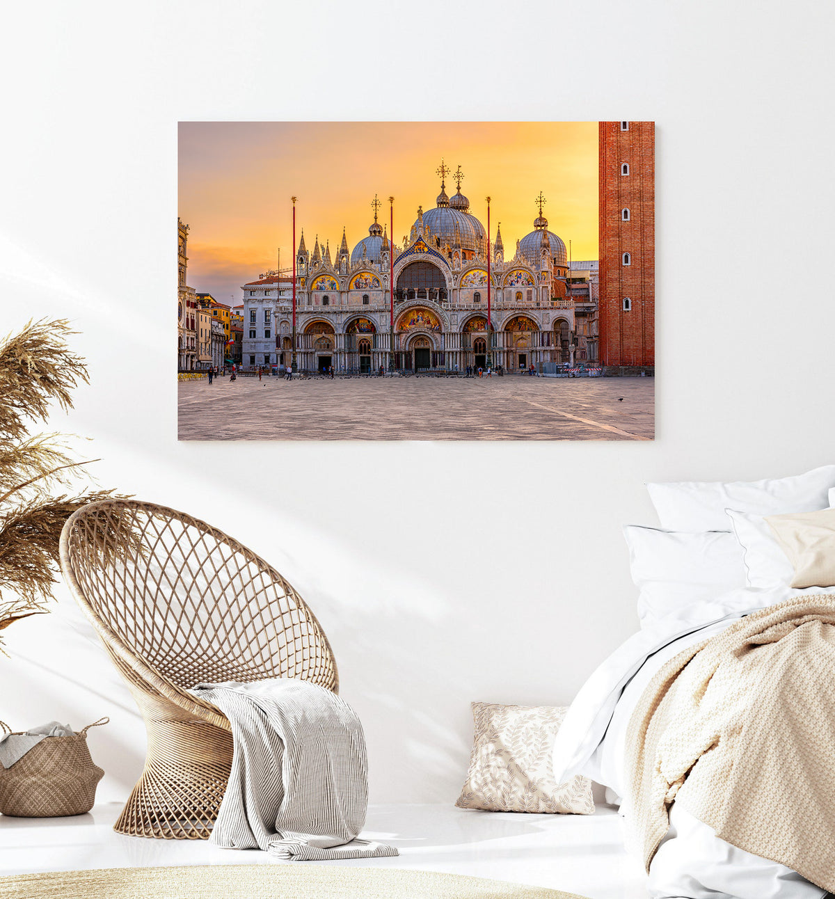 Canvas Painting - St. Mark's Basilica in Switzerland