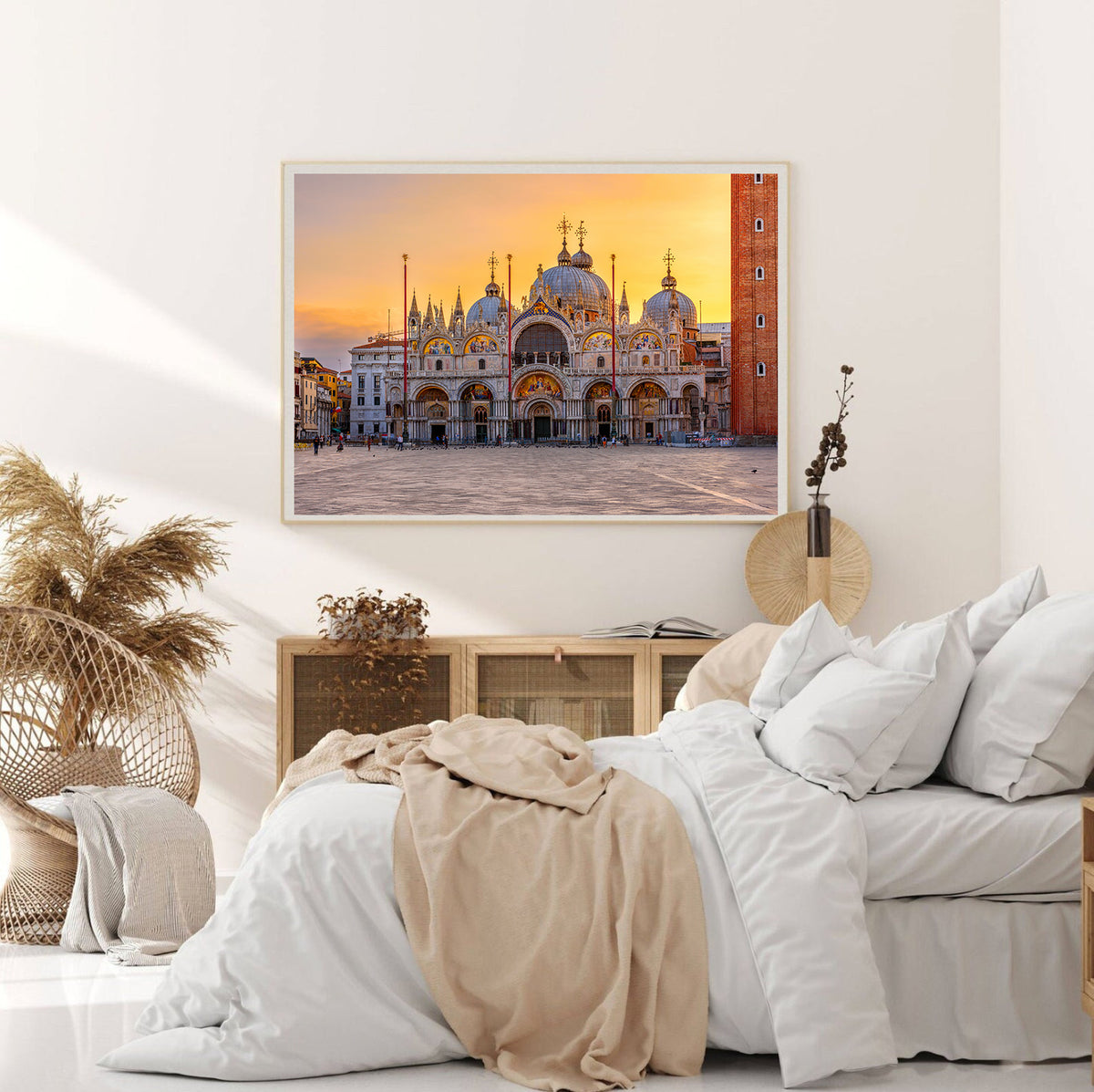 Canvas Painting - St. Mark's Basilica in Switzerland