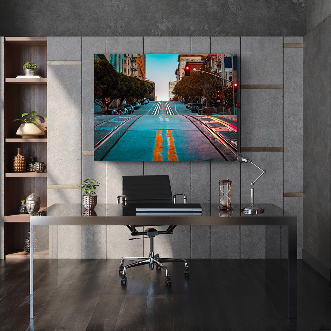 Canvas Painting - City Streets