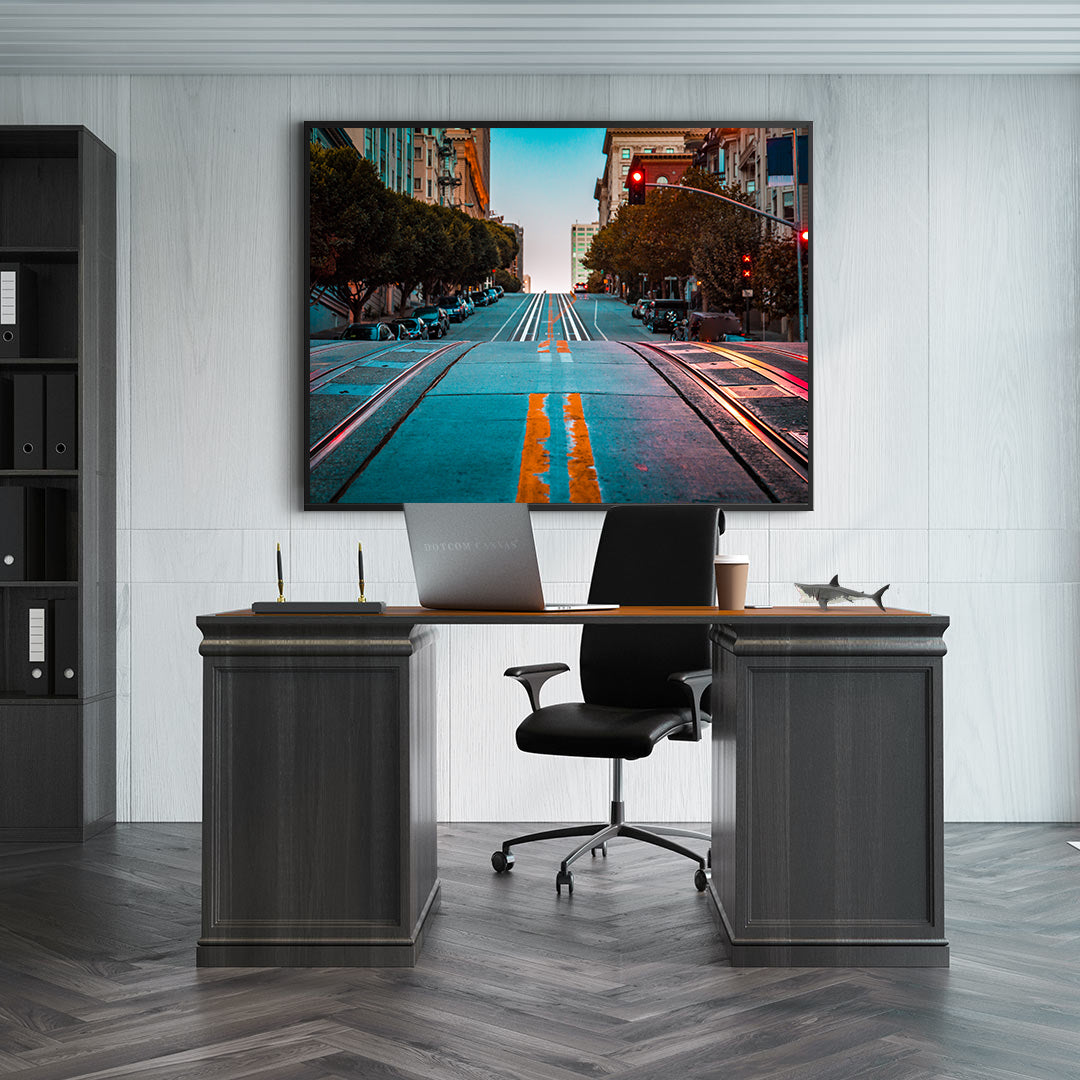 Canvas Painting - City Streets