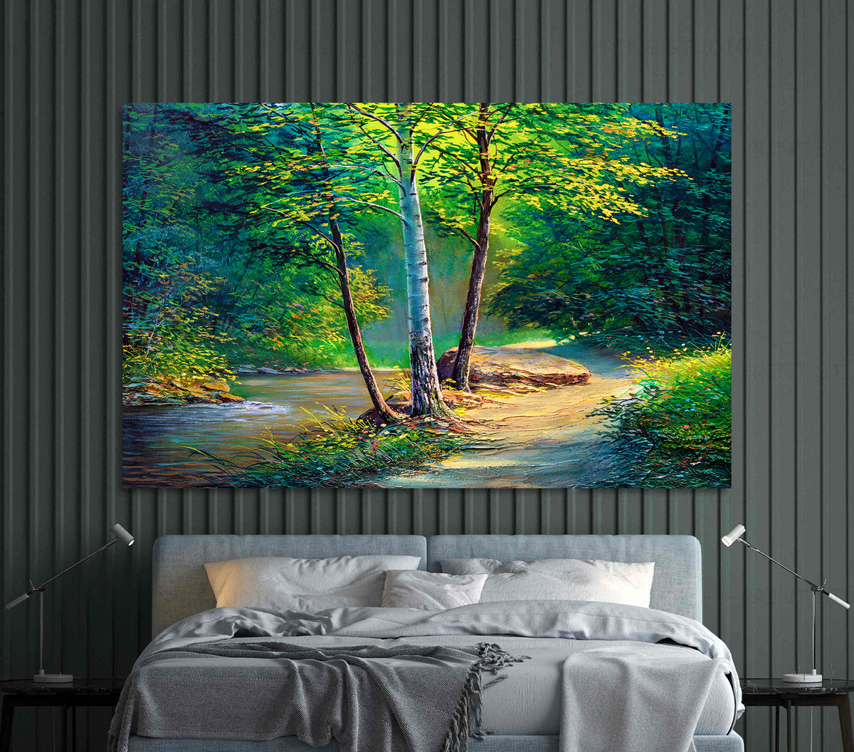 Canvas Painting - Forest Landscape